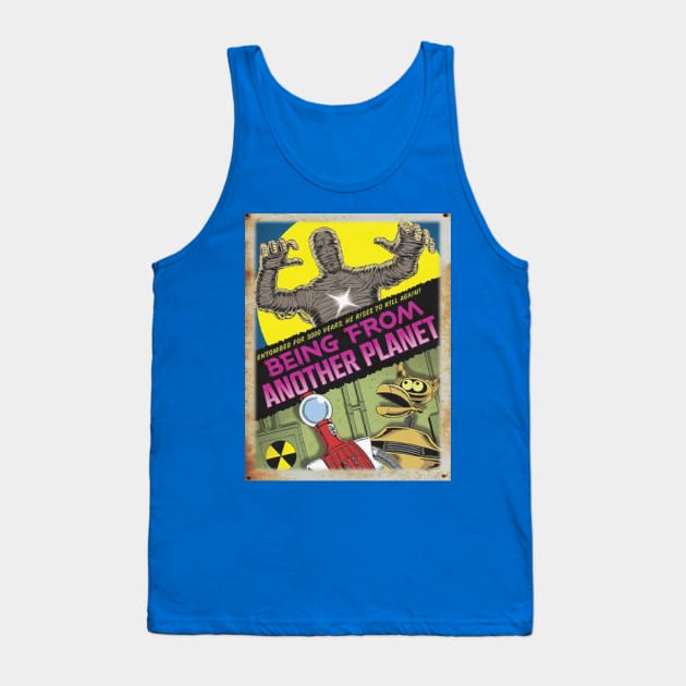 Mystery Science Rusty Barn Sign - Being From Another Planet Tank Top by Starbase79